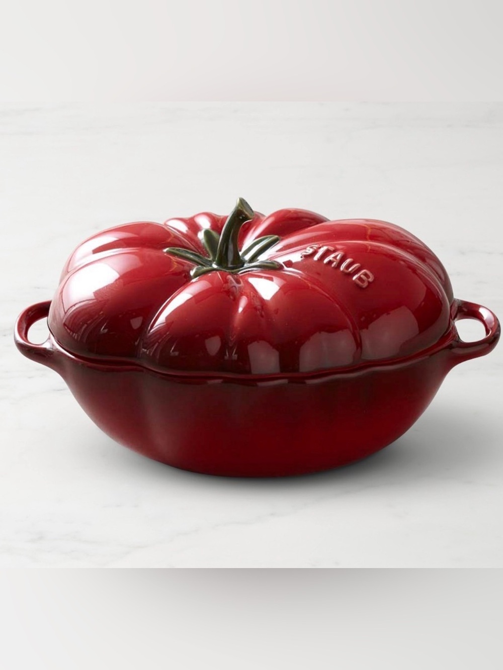 Staub Stoneware Petite Tomato Cocotte